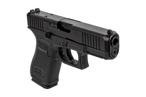 Glock G19 Gen 5 MOS 9mm Compact 15-Round Polymer Handgun - 4.02" Barrel - Black GLPA195S203MOS