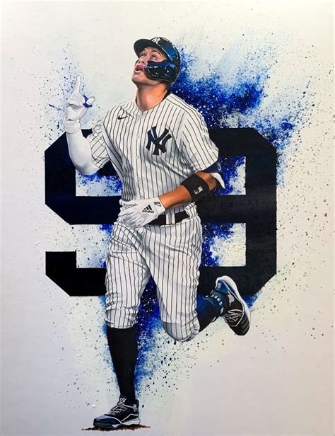 Aaron Judge New York Yankees drawing by Ken Karl | Sports art, Custom ...