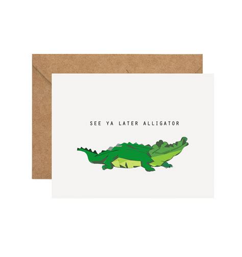 See Ya Later Alligator - TelaModaPrints