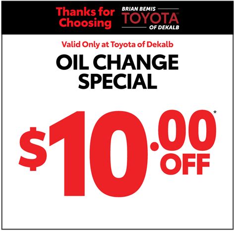 Service Specials 1 | Toyota of DeKalb