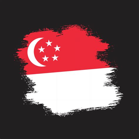 Colorful abstract Singapore flag design 17341530 Vector Art at Vecteezy