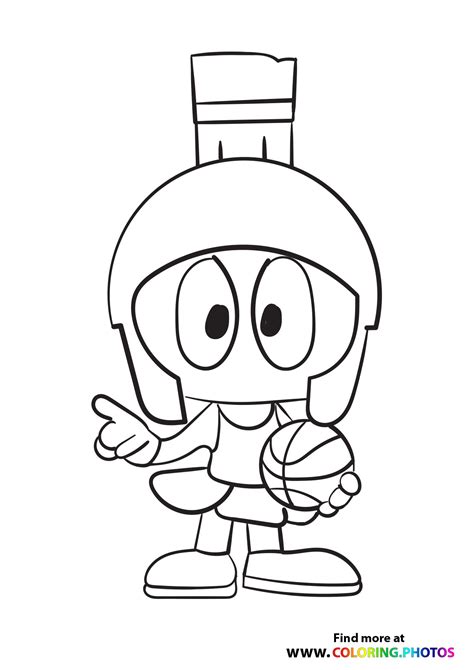 Marvin the Martian - Space Jam: A new legacy - Coloring Pages for kids