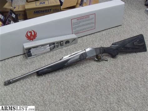 ARMSLIST - For Sale: NEW Ruger #1 450 Bushmaster Stainless Laminate