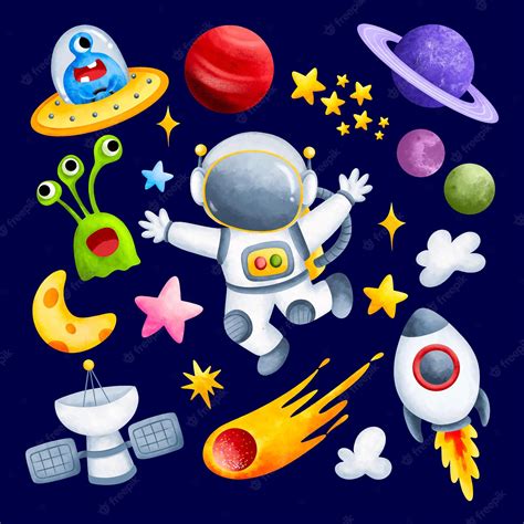 Space clip art Vectors & Illustrations for Free Download | Clipart ...