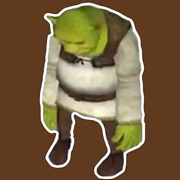 "Sad Shrek" Sticker for Sale by neelfs | Redbubble