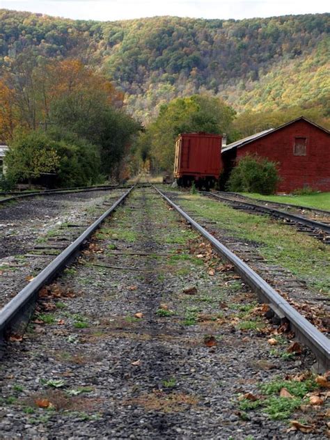 Train tracks in Durbin, West Virginia. Railroad Track Pictures, Railroad Tracks, Durbin Rocket ...