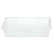 HUBERT® 8 1/2 gal Clear Plastic Full Size Food Storage Box - 26"L x 18 ...