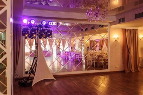 Stage Lighting at a Wedding Party Stock Photo - Image of illuminated, effects: 192247840