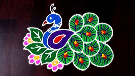 An Astounding Compilation of Over 999 Peacock Rangoli Images, Including ...