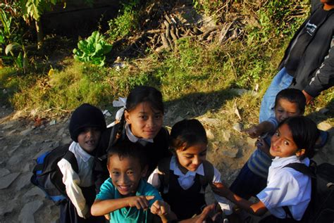 Students from Notre Dame School, Bandipur photo - Brian McMorrow photos at pbase.com