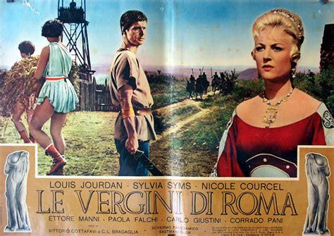 "LE VERGINI DI ROMA" MOVIE POSTER - "VIERGES DE ROME, LES" MOVIE POSTER