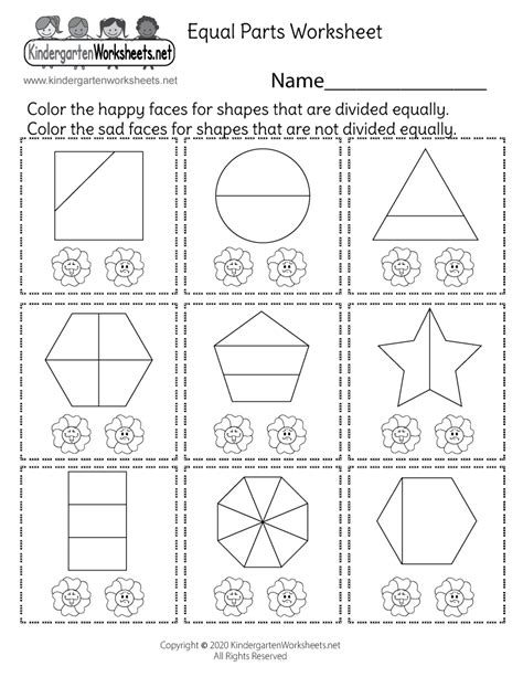 equal parts worksheets for grade 1 k5 learning - circle the equal parts worksheet education com ...