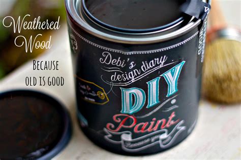 Weathered Wood DIY Paint | Debis Design Diary