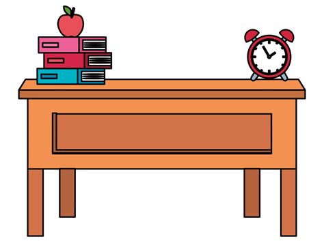 Teacher Desk clipart free image - Clipart World