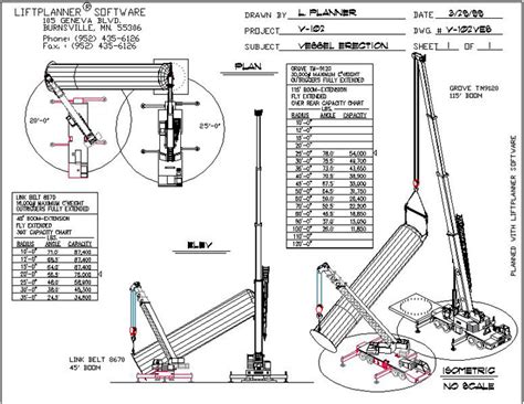 Crane lift plan worksheet - headret