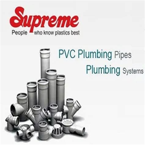 3 inch Supreme Swr Pipes And Fittings, 3 m at Rs 309.44/piece in ...