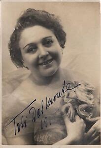 TOTI DAL MONTE - Italian Soprano - Original Handsigned B/W Photograph ...