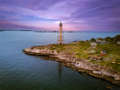 Marblehead Lighthouse, Massachusetts, Aerial Photography, Photography Print, Pictures, Wall Art ...