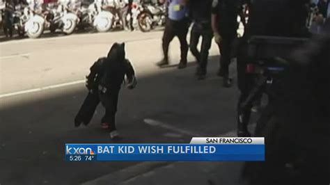 'Batkid' fighting crime in San Francisco - YouTube