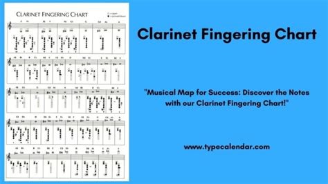 Free Printable Clarinet Fingering Charts [PDF] Altissimo