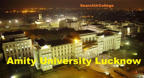 Amity University Lucknow Admission Eligibility Cutoff Placement Ranking