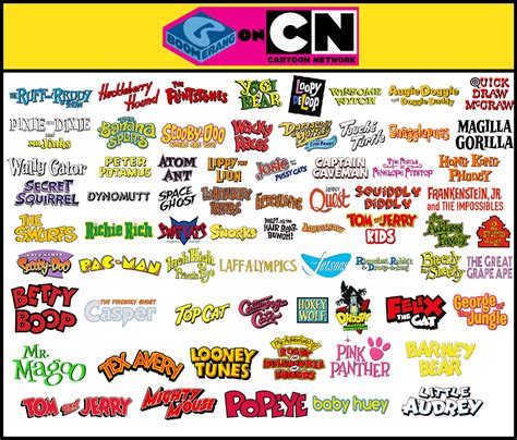 Boomerang on Cartoon Network - Content Lineup by ABFan21 on DeviantArt