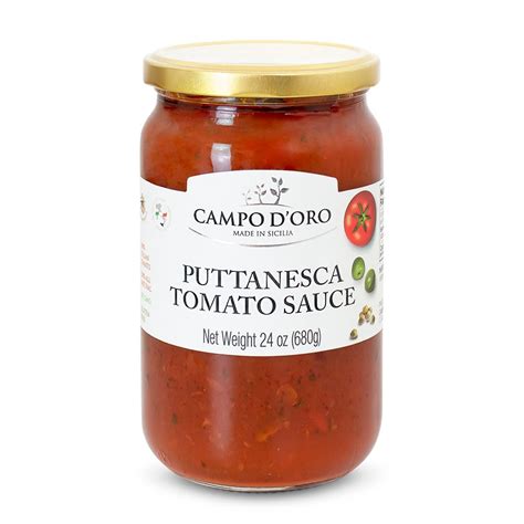 PUTTANESCA TOMATO SAUCE - Campo d'Oro - Real Sicilian taste