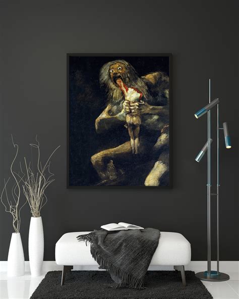 Francisco Goya Saturn Devouring His Son Saturn Print | Etsy