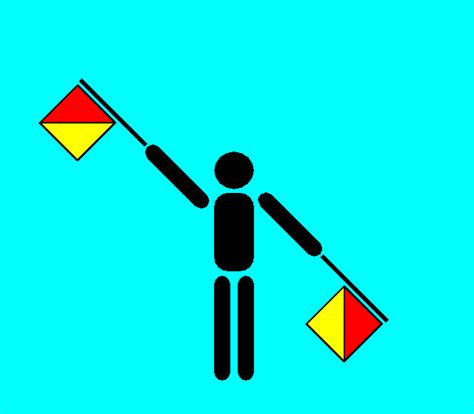 Semaphore Flag Signalling System