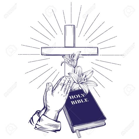 cross with praying hands clipart 20 free Cliparts | Download images on Clipground 2024