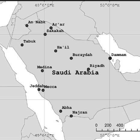 Map showing the location of Dammam, Saudi Arabia. | Download Scientific Diagram