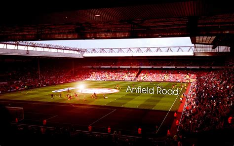 Anfield Stadium Liverpool England HD Widescreen Wallpapers | 619 ...