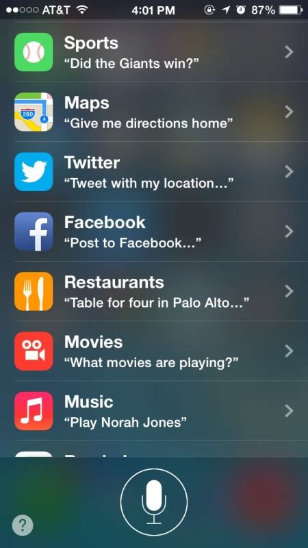 Get a List of Siri Commands Directly from Siri