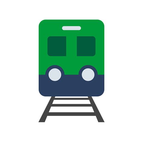 Flat design train. Subway and railroad. Vector. 26729559 Vector Art at ...