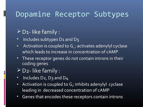 Dopamine Receptors by Manisha | PPT