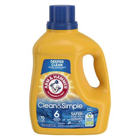 Crisp Clean™ Liquid Laundry Detergent | ARM & HAMMER™ Clean & Simple™