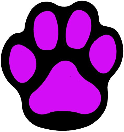 Panther Paw Print Clip Art - ClipArt Best