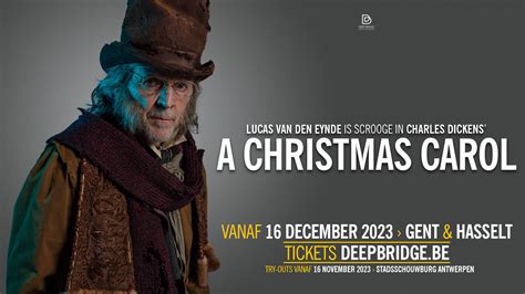 Lucas Van den Eynde wordt Scrooge in nieuwe, volledig Vlaamse versie van ‘A Christmas Carol ...