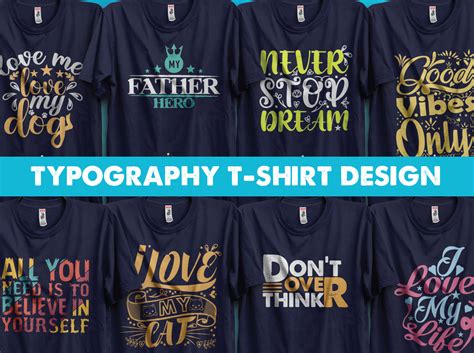 Typography T-shirt design by Shahadat Hossain on Dribbble