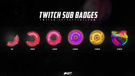 Twitch Subscriber Badges