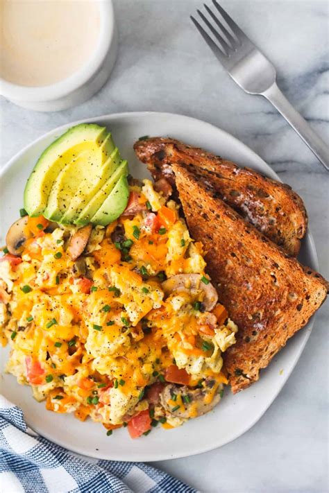 Loaded Scrambled Eggs Recipe - Easy Chicken Recipes