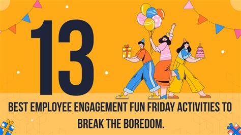 13 Best Employee Engagement Fun Friday Activities | UBS