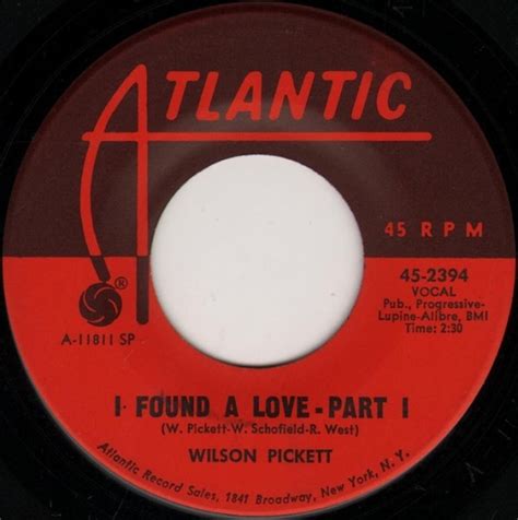 Wilson Pickett – I Found A Love | Releases | Discogs