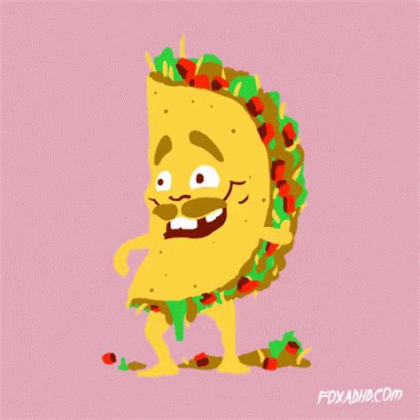 Dancing Taco GIF - Mexican Food Taco Dance - Discover & Share GIFs