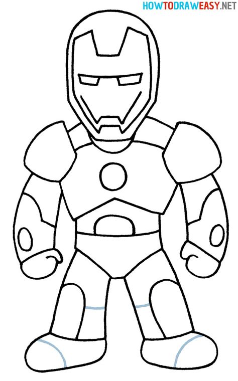 Iron Man Coloring | Iron man drawing easy, Iron man drawing, Easy cartoon drawings