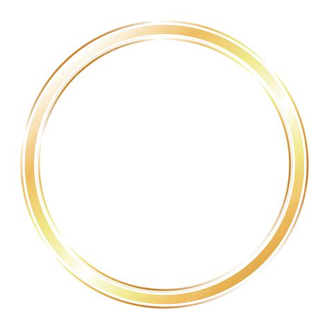 Golden Circle Frame Vector, Circle, Golden Circle, Gold Circle PNG and ...