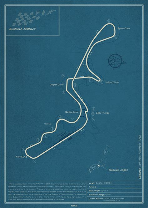 Judith Thornton Headline: Suzuka Circuit Map