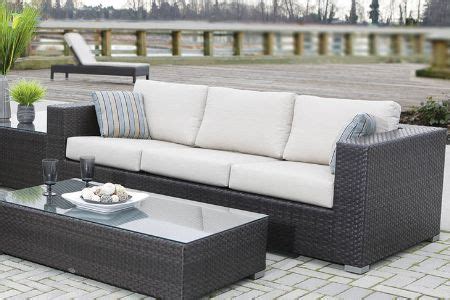 Resin Wicker Patio Sofa | Baci Living Room