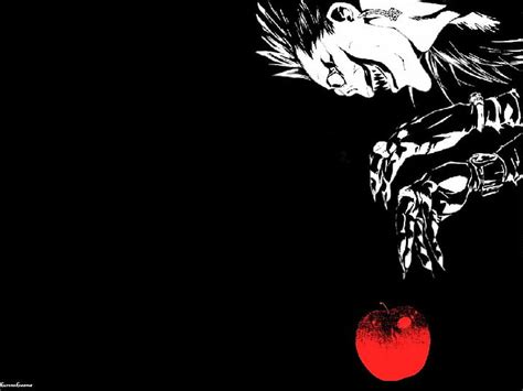 HD wallpaper: death note ryuk apples 1024x768 Anime Death Note HD Art ...