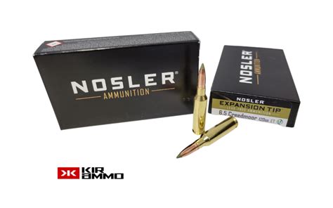 Nosler ETIP 6.5 Creedmoor SAME DAY SHIPPING 120 Grain Expansion Tip Lead-Free – 20 Rounds (Box ...